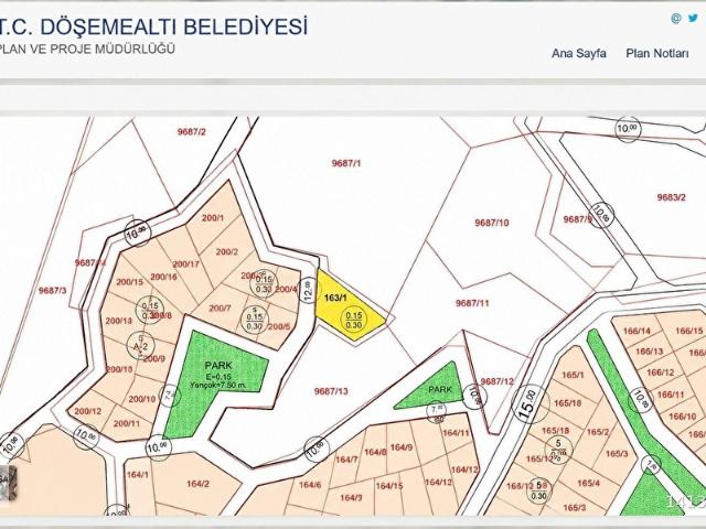 Döşemealti, Antalya içerisinde satılık Arsa
