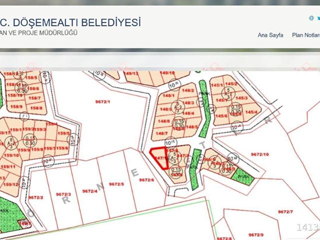 Döşemealti, Antalya içerisinde satılık Arsa
