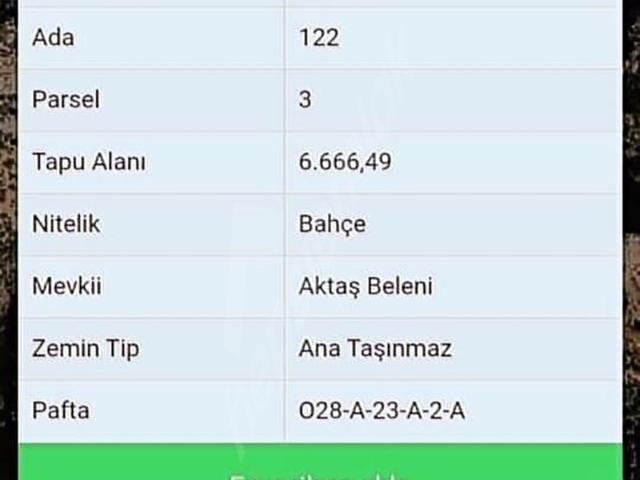 Gündoğmuş, Antalya içerisinde satılık Arsa