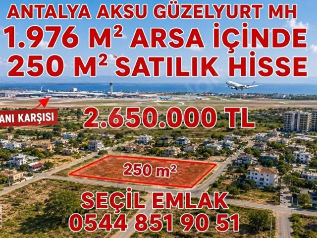 Aksu, Antalya içerisinde satılık mülk