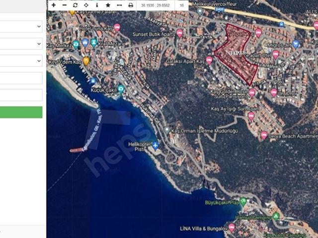Kaş, Antalya içerisinde satılık Arsa