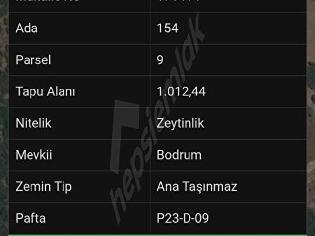 Bayındır, Kaş içerisinde satılık Arsa