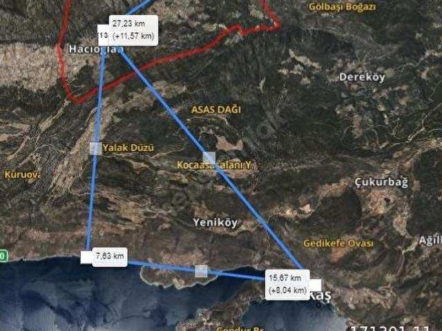 Kaş, Antalya içerisinde satılık Arsa