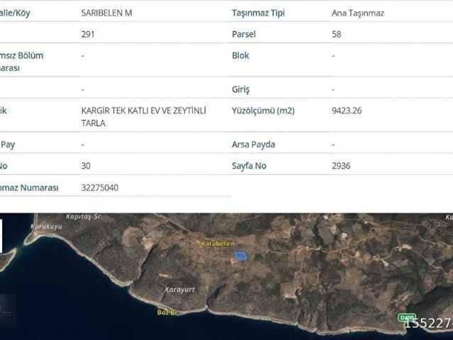 Kaş, Antalya içerisinde satılık Arsa