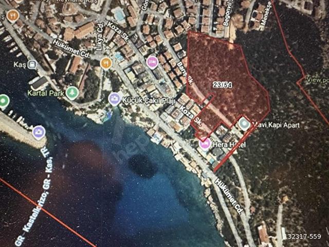 Kaş, Antalya içerisinde satılık Arsa