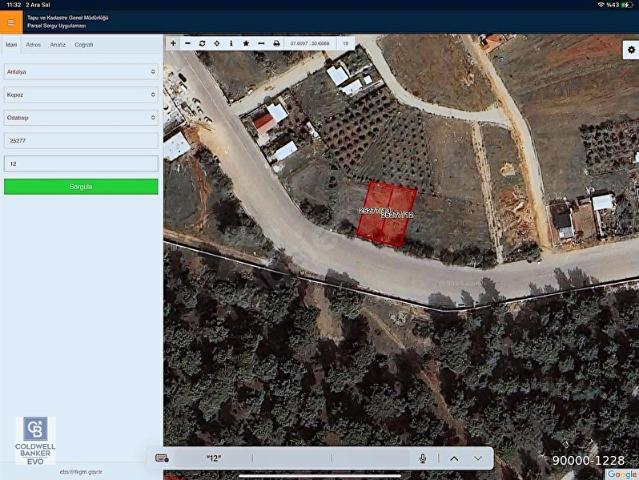 Kepez, Antalya içerisinde satılık Arsa