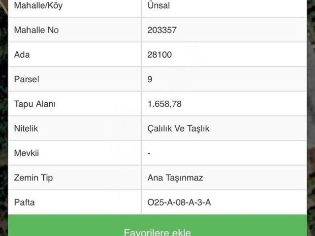 Ünsal Mahallesi, Kepez içerisinde satılık Arsa