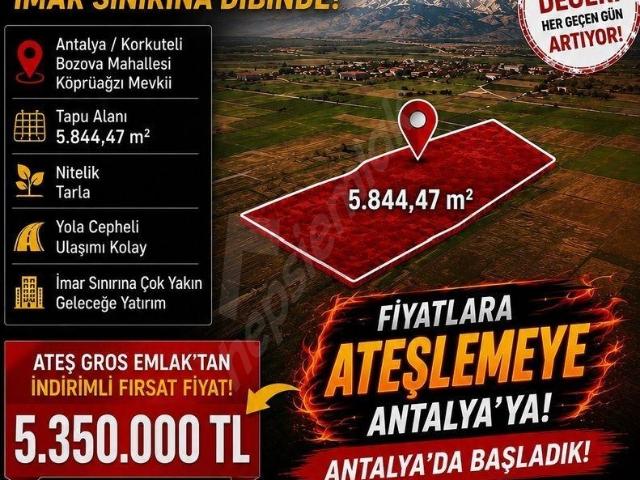 Korkuteli, Antalya içerisinde satılık Arsa