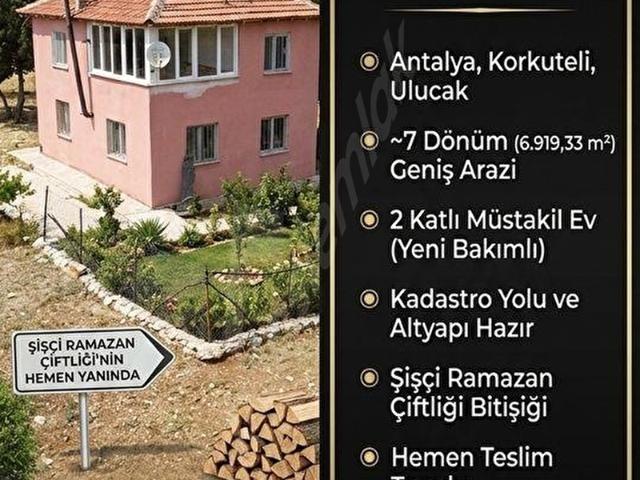 Korkuteli, Antalya içerisinde satılık Fabrika