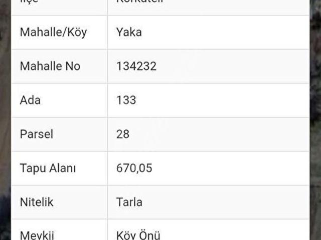 Korkuteli, Antalya içerisinde satılık Arsa