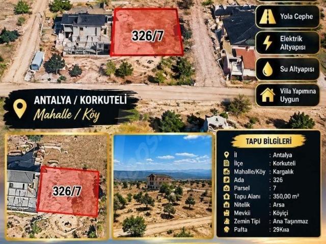 Korkuteli, Antalya içerisinde satılık Arsa