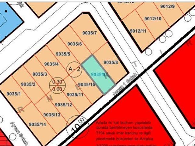 Muratpaşa, Antalya içerisinde satılık Arsa