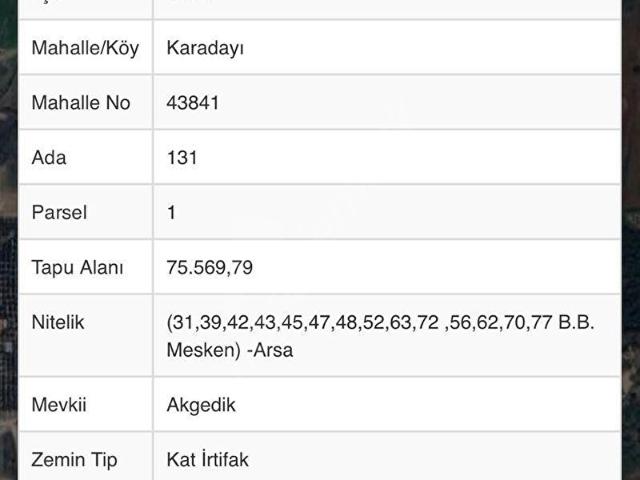Serik, Antalya içerisinde satılık Arsa