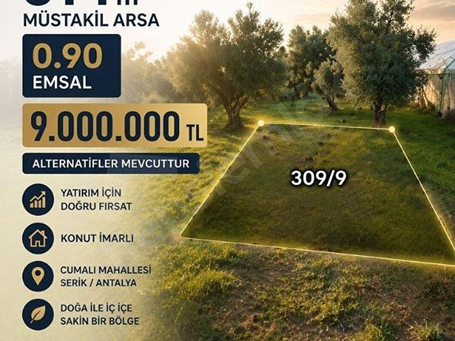 Serik, Antalya içerisinde satılık Arsa