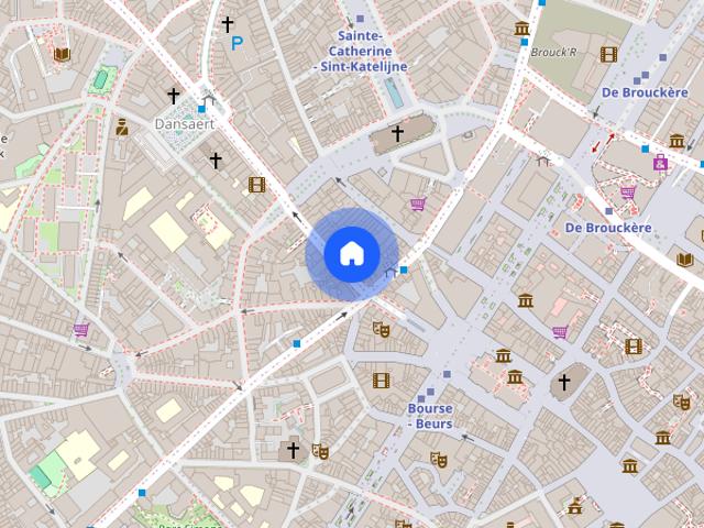 Kamer location à Quartier Royal - Koninklijke Wijk, Bruxelles - Brussel