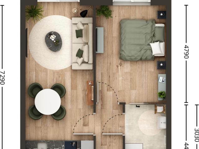 Appartement te huur in Nieuw-Borgvliet, Bergen op Zoom