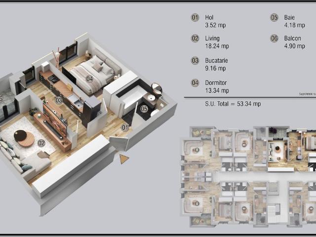 Apartament vânzări în Romani