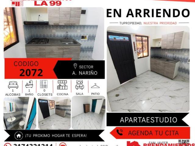 Apartaestudio en arriendo en Antioquia, Valle de Aburrá