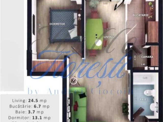 Apartament vânzări în Floresti, Cluj