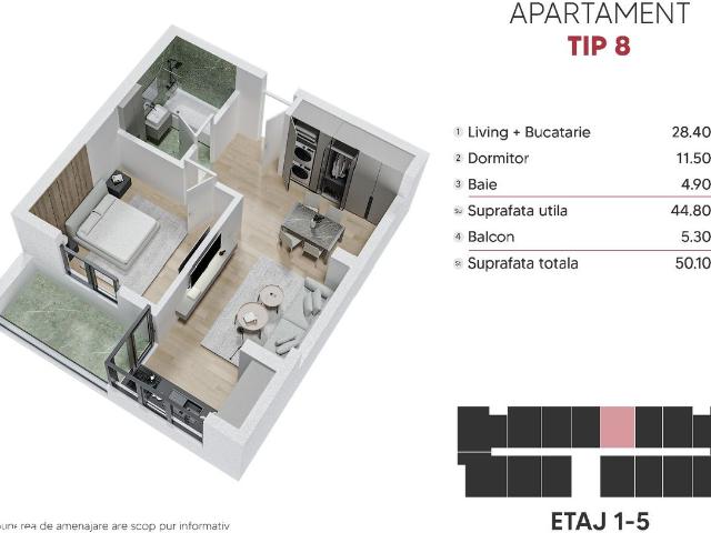 Apartament vânzări în Popesti Leordeni, București
