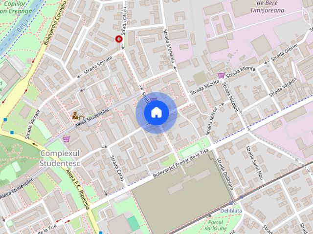 Apartament închirieri în Complex Studențesc, Timișoara