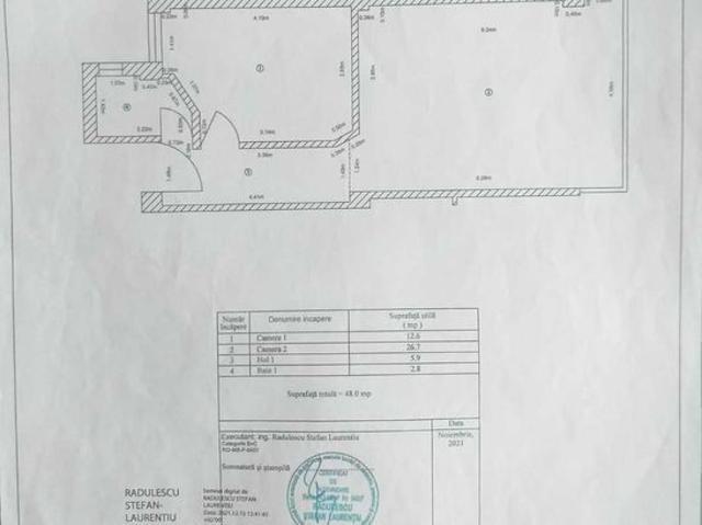 Apartament vânzări în Fundulea