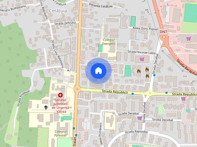 Apartament închirieri în Cetățuia, Râmnicu Vâlcea