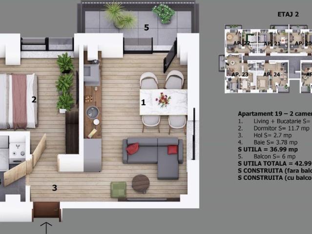Apartament închirieri în Otopeni, București