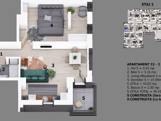 Apartament vânzări în Otopeni, București