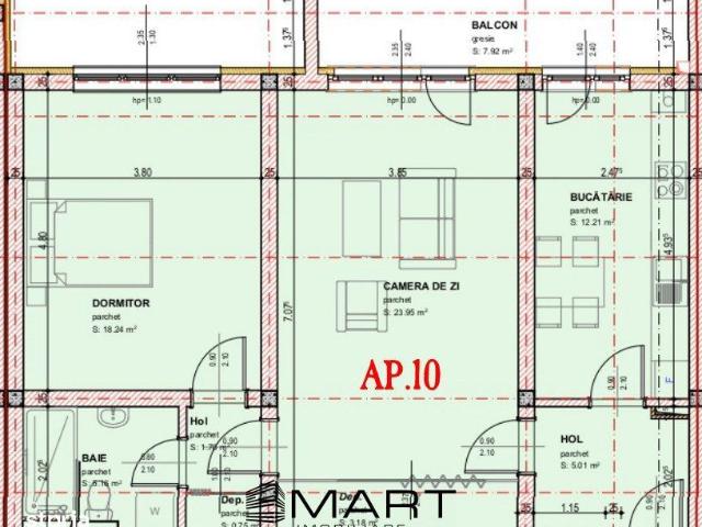 Apartament vânzări în Selimbar