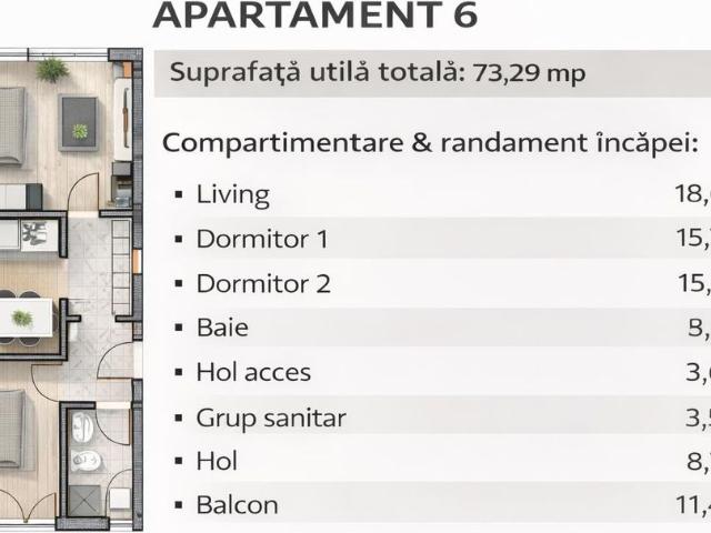 Apartament vânzări în Chisoda, Timiș