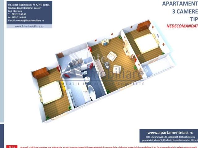 Apartament vânzări în Mircea Cel Batran, Iași