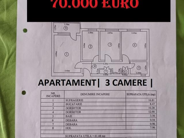 Apartament vânzări în Tulcea
