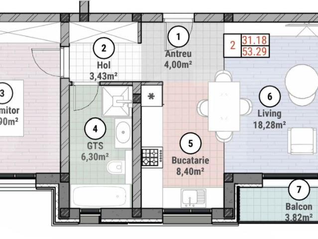 Apartament vânzări în Romani, Timiș