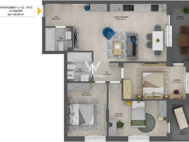 Apartament vânzări în Brasov, Sibiu