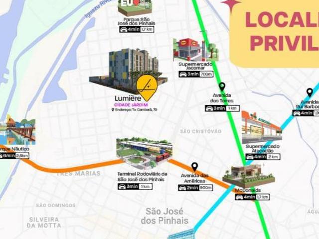 Apartamento venda em Cidade Jardim, São José dos Pinhais