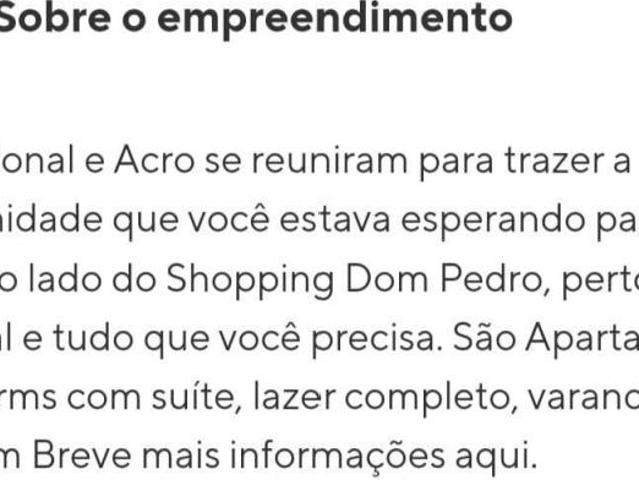 Apartamento venda em Região Imediata de Campinas, Região Metropolitana de Campinas