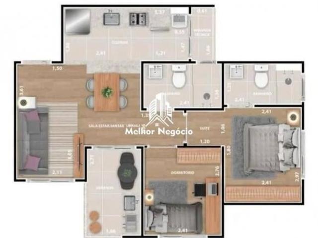 Apartamento venda em Conjunto Habitacional dos Trabalhadores, Santa Bárbara d'Oeste