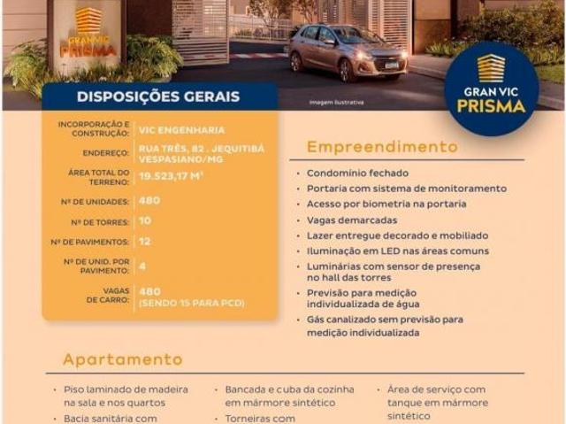 Apartamento venda em Vespasiano, Região Geográfica Intermediária de Belo Horizonte