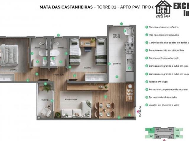 Apartamento venda em Três Barras, Contagem