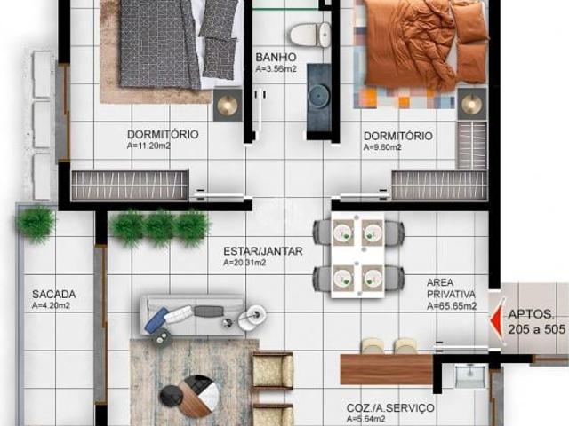 Apartamento venda em Camobi, Santa Maria