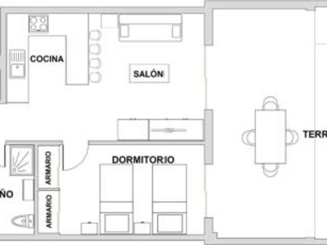 Apartamento en alquiler en Los Cristianos, Arona