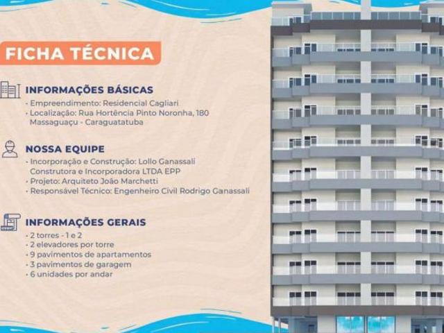 Apartamento venda em Balneário Garden Mar, Caraguatatuba