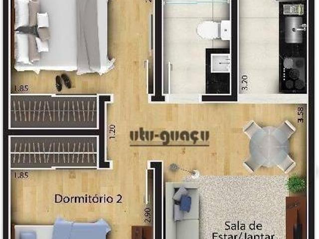 Apartamento venda em Loteamento São Pedro e São Paulo, Salto