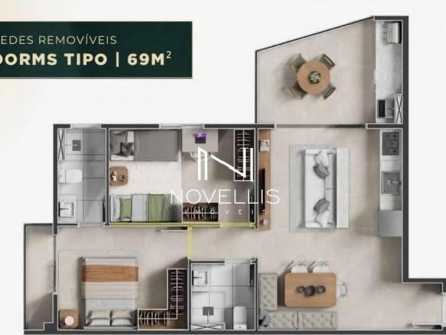 Apartamento venda em Jardim Nicélia, Jacareí