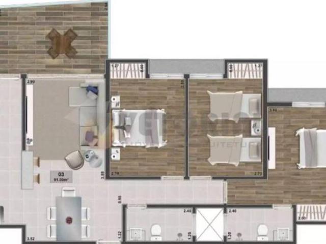 Apartamento venda em Jardim Itamar, Caraguatatuba