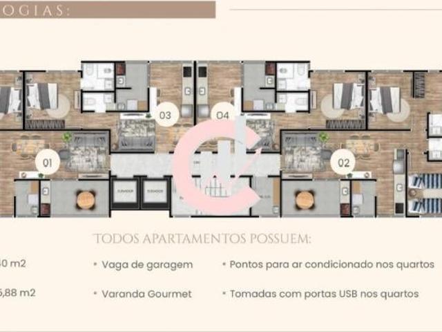 Apartamento venda em Alto Noronha, São Lourenço