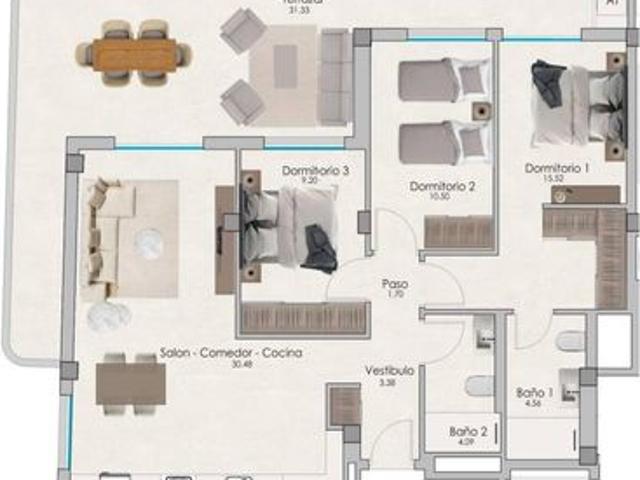 Apartamento en venta en Santa Pola