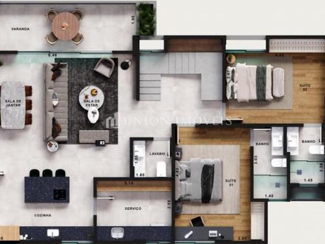 Apartamento venda em Teixeiras, Juiz de Fora