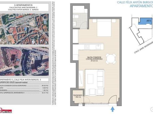 Piso en venta en Distrito Sur, Burgos